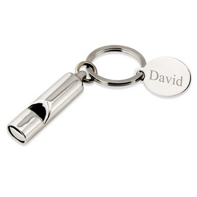 Personalized Whistle Key Chain