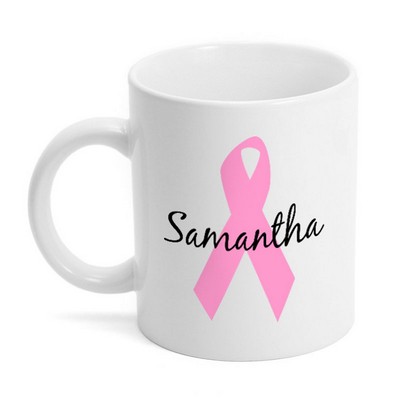 Pink Ribbon Breast Cancer Mug