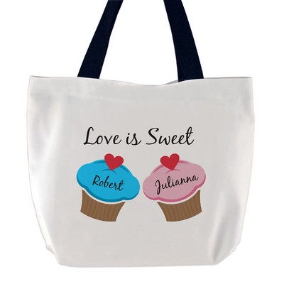 Love is Sweet Cupcake Tote Bag