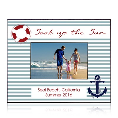 Soak Up the Sun Personalized 4 X 6 Picture Frame