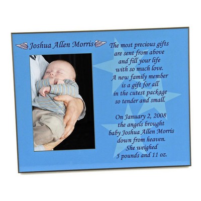 A Gift From Angels Baby Boy Picture Frame