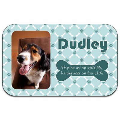 Dog Photo Placemat in Blue or Pink