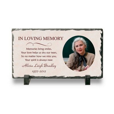  Sympathy Gift, In Loving Memory, Memorial Gifts, Memorial, Funeral  Gift, Personalized Memorial Plaque, Psalm 23:2, Memorial for Fisherman