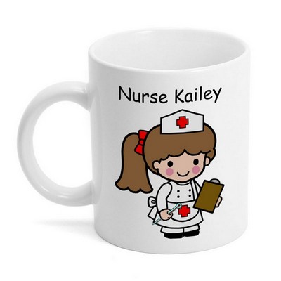 Custom Character Classic Nurse Coffee Mug