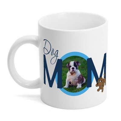 Dog Mom Photo Mug
