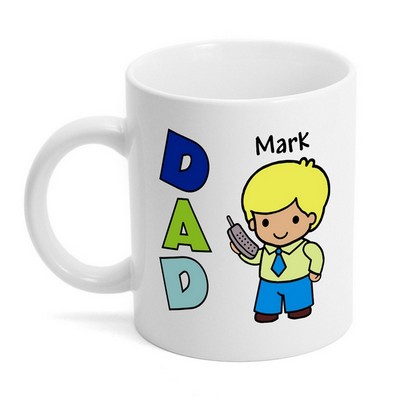Custom Character Personalized Dad Mug