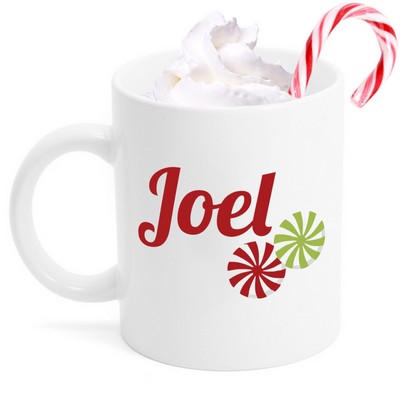 Christmas Candy Personalized Mug