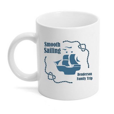 Personalized Smooth Sailing Family Trip Mug