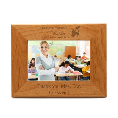 Personalized True Love Wooden 4x6 Photo Frame